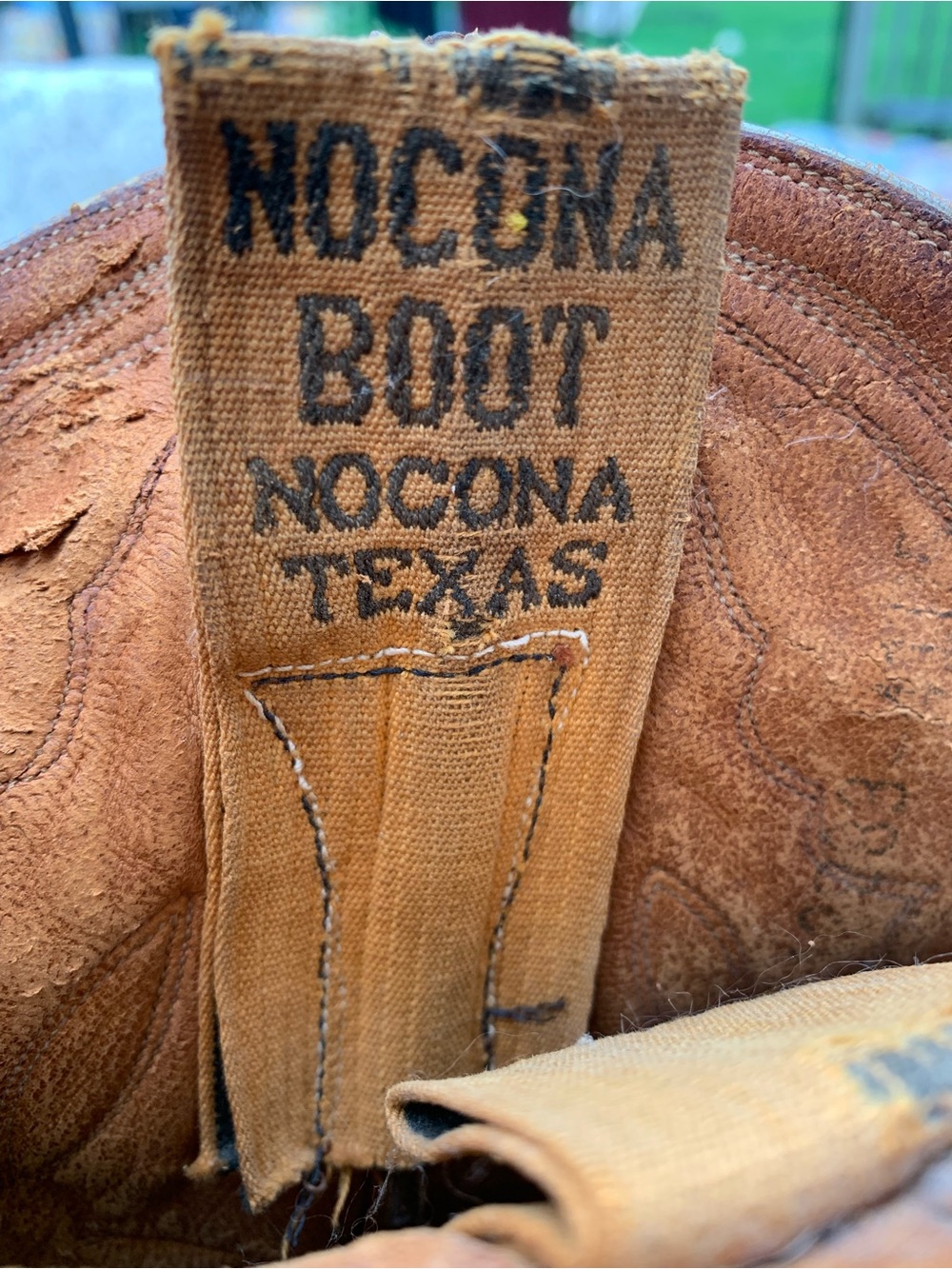 Vintage 1940’s 50s Nocona Brown Leather Cowboy Boots - Picture 10 of 15